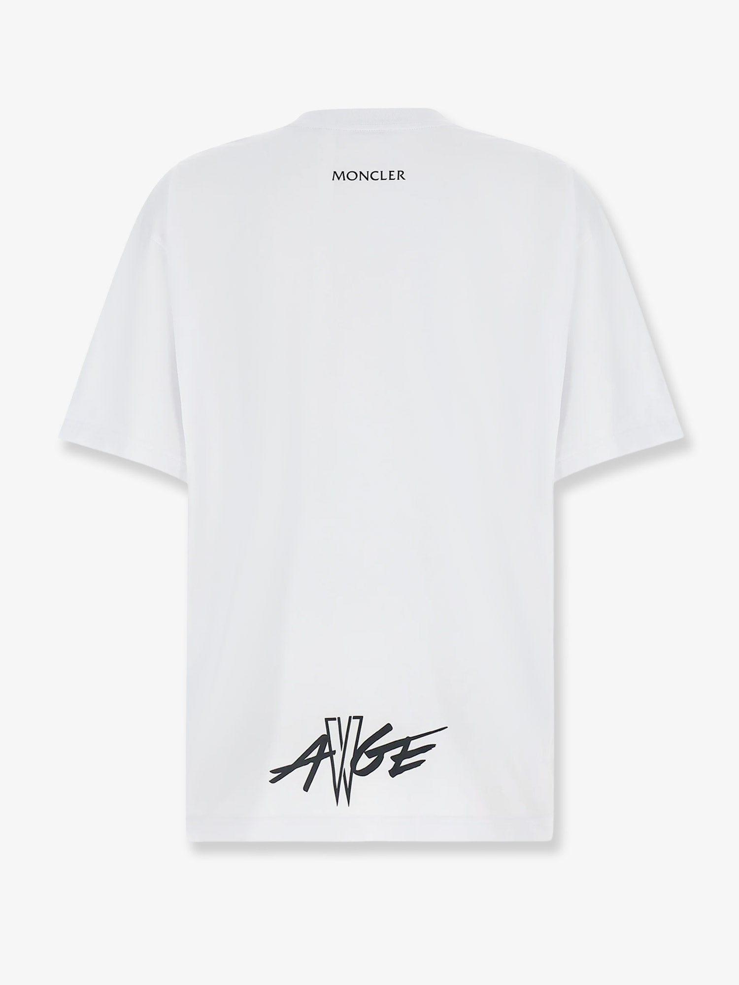 Cotton t-shirt with logo patch on the front - Image 2