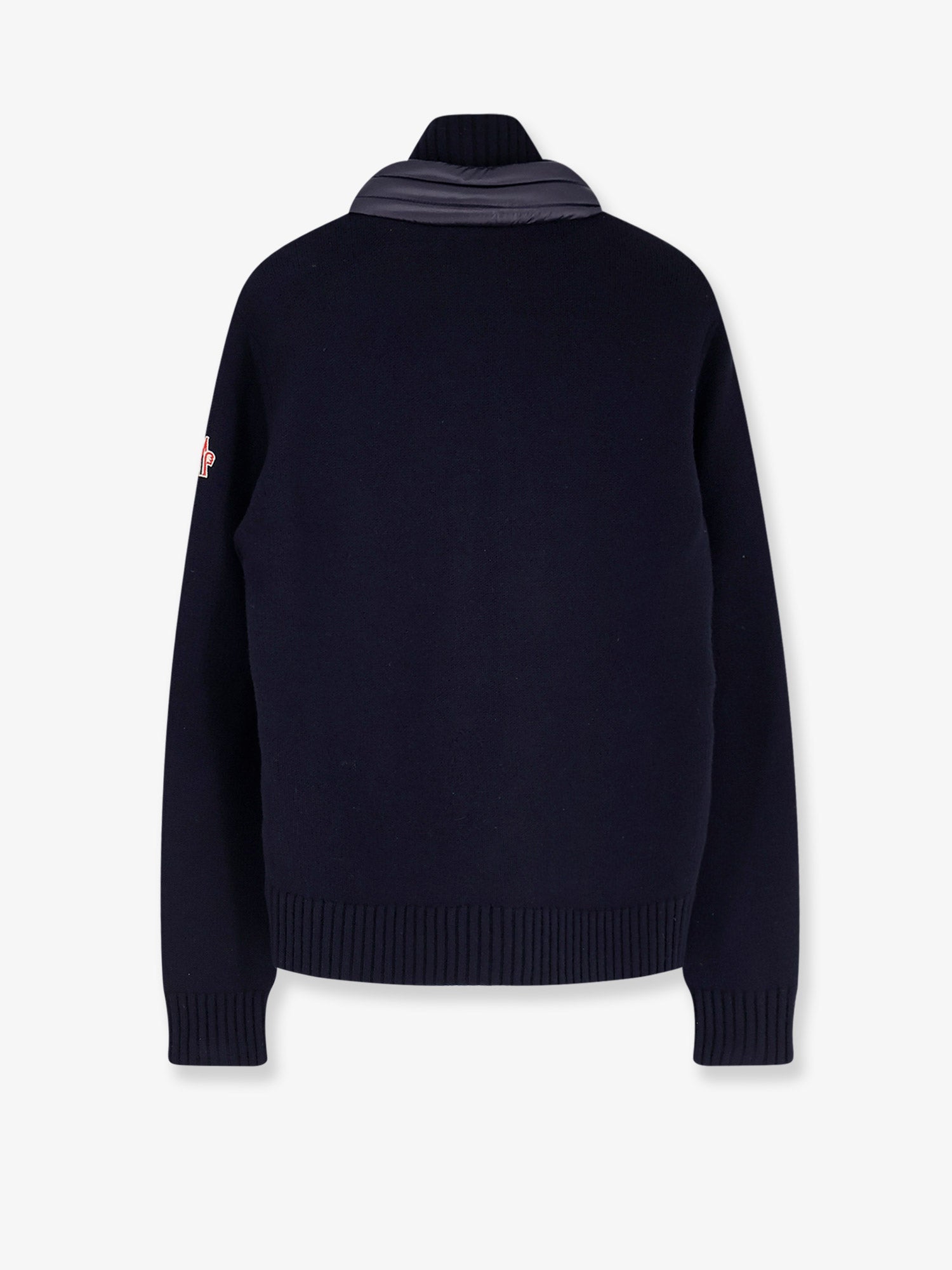Wool blend jacket with logo detail - Image 2