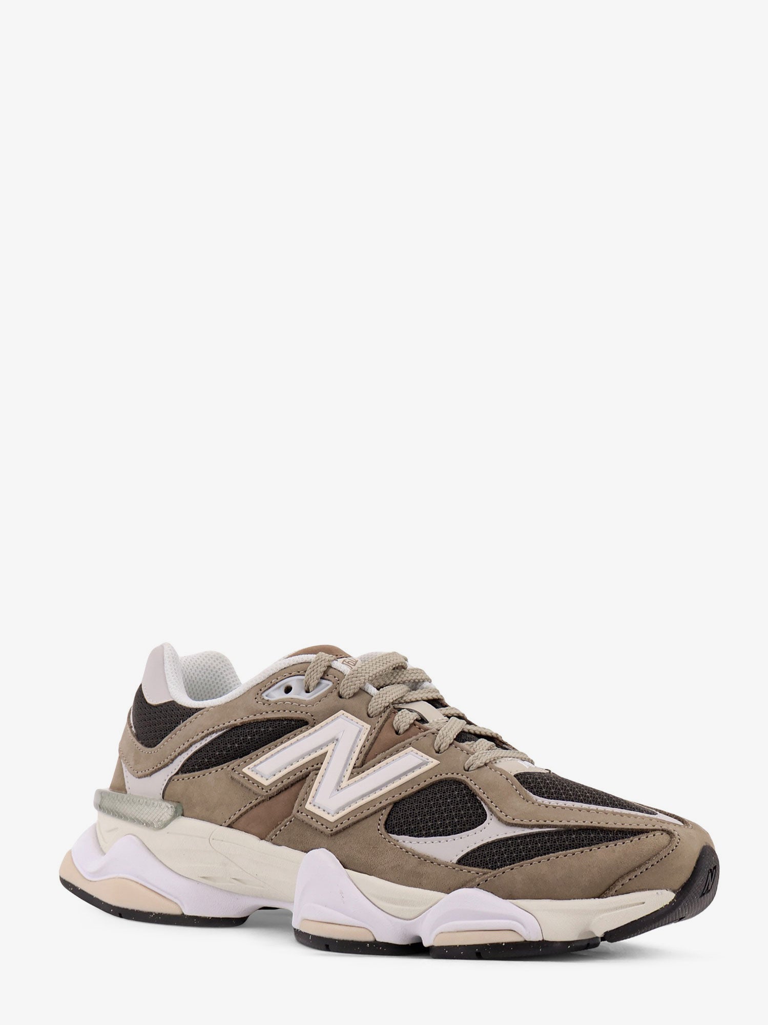 9060 low-top mesh sneakers with suede interts - Image 2