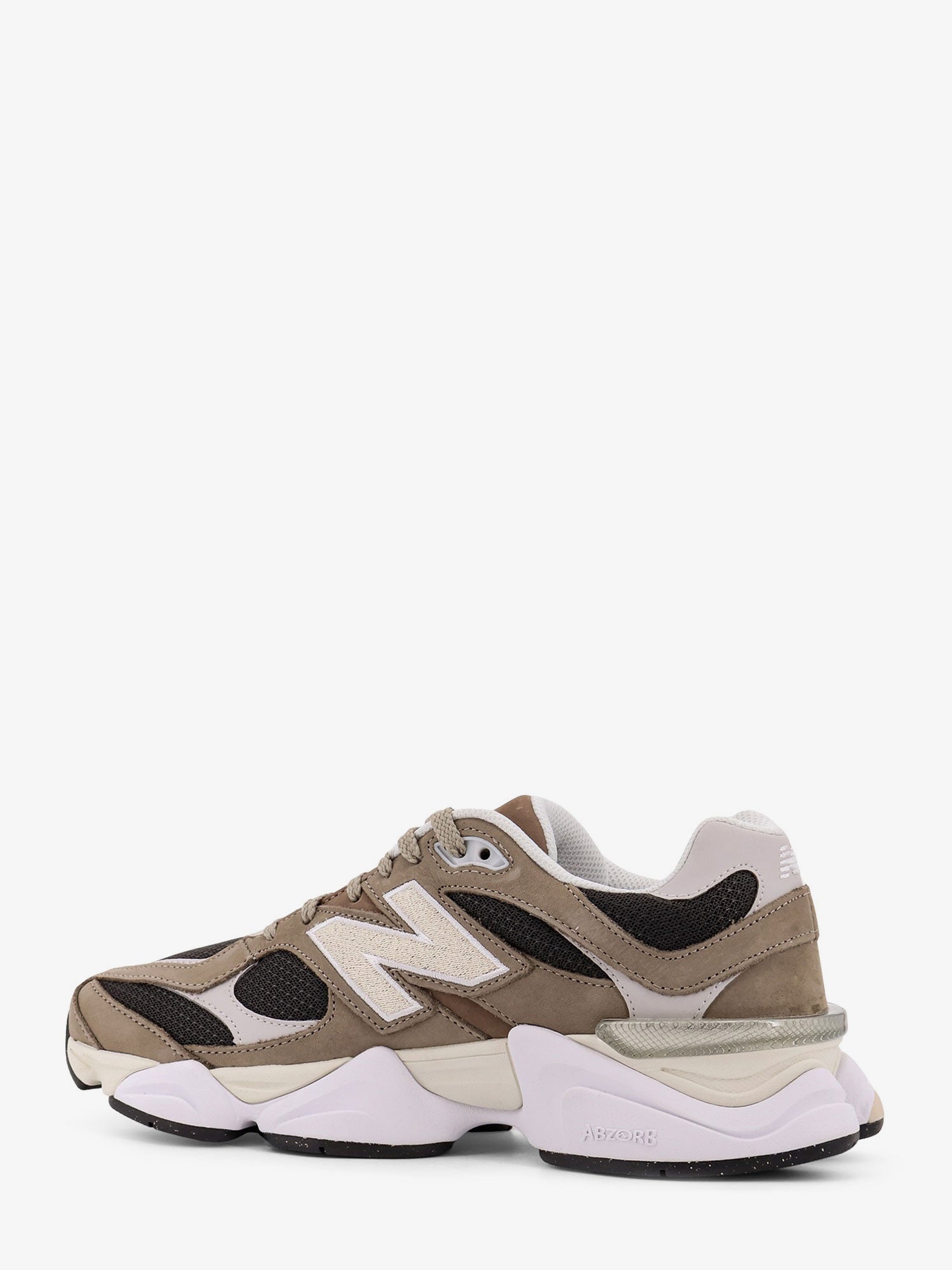 9060 low-top mesh sneakers with suede interts - Image 3