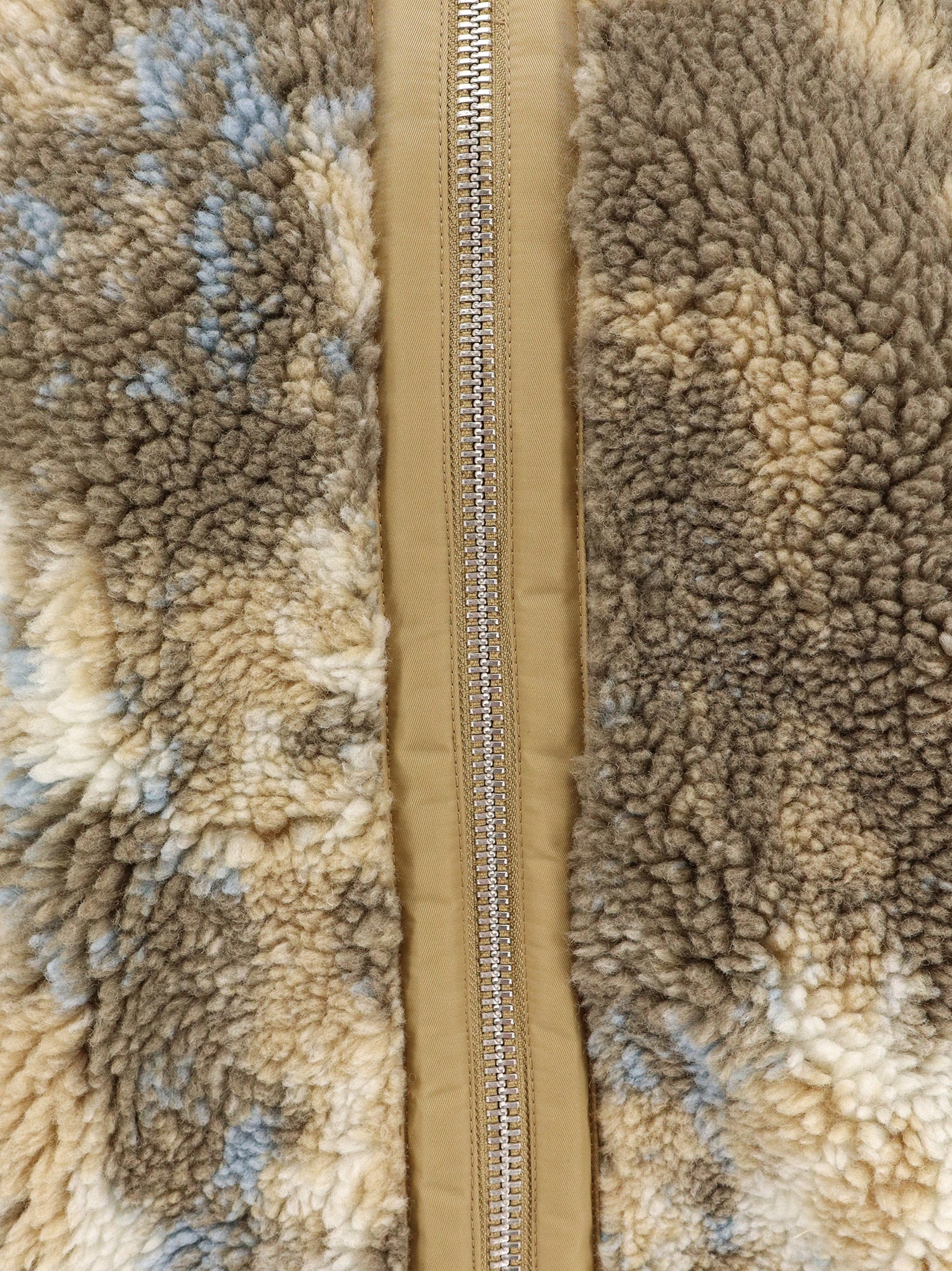 Fleece synthetic fur bomber - Image 3
