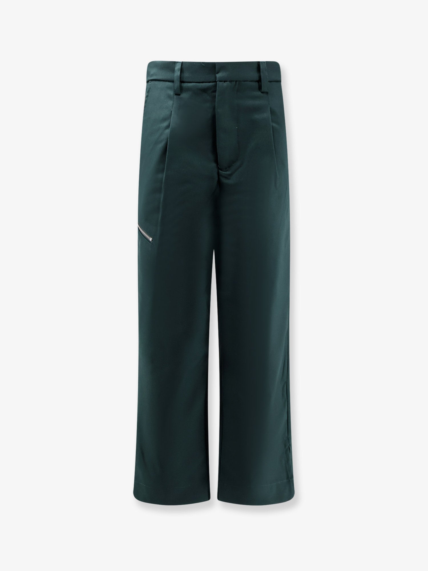 Wool blend trousers