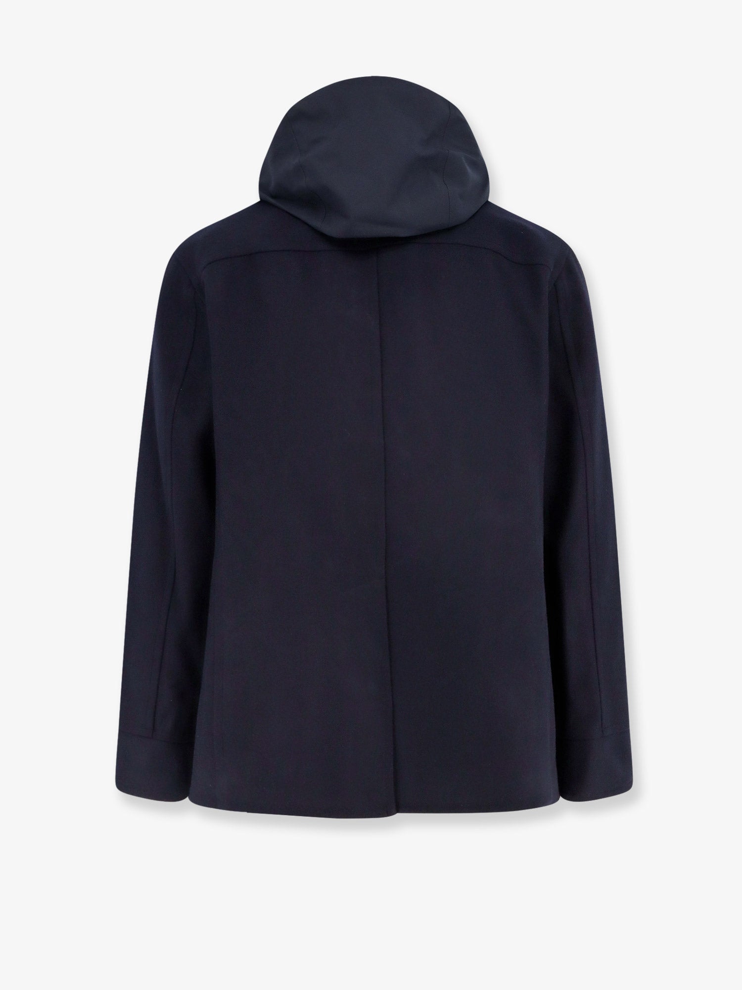 Double-breasted wool coat - Image 2