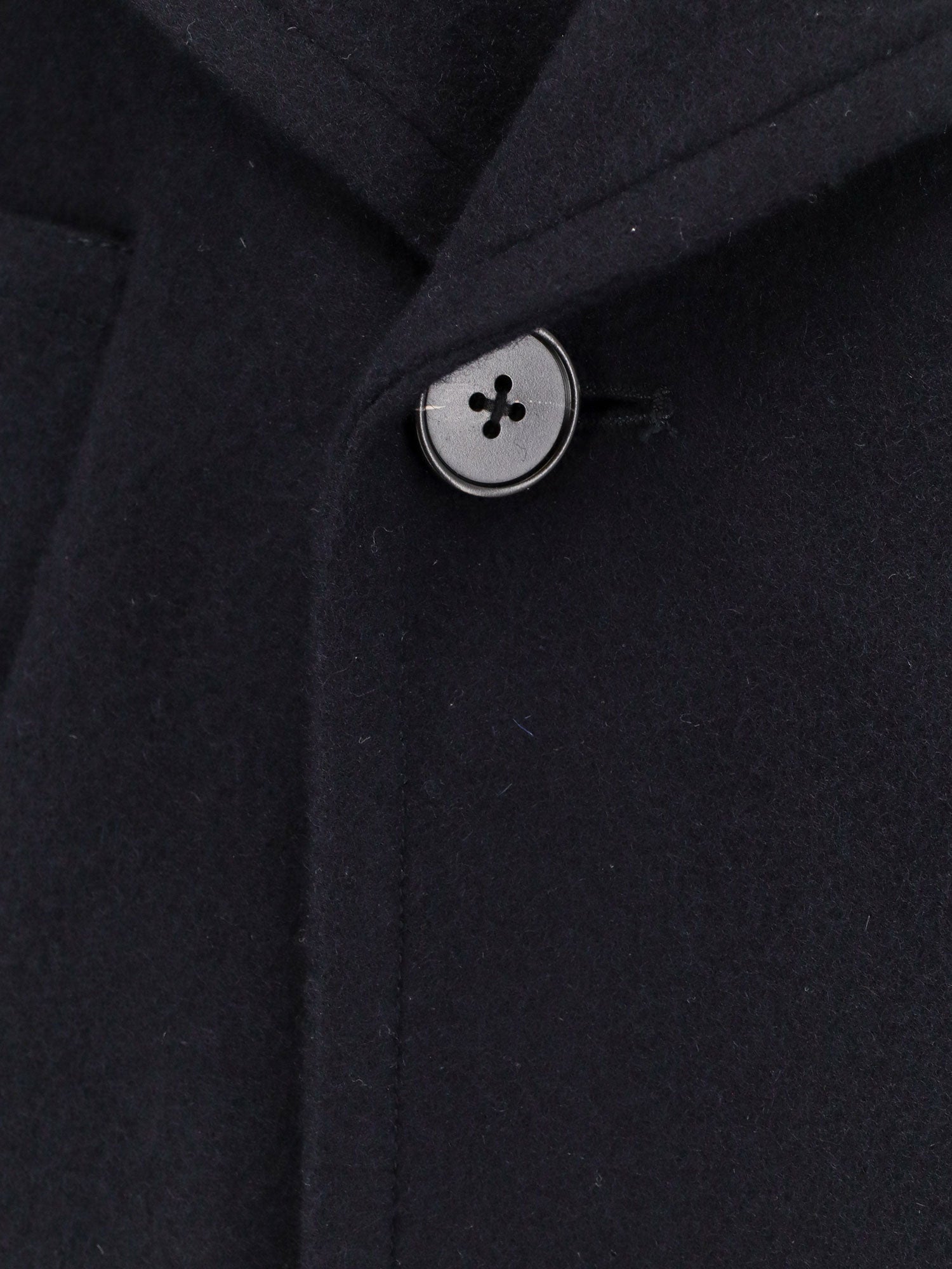 Double-breasted wool coat - Image 3