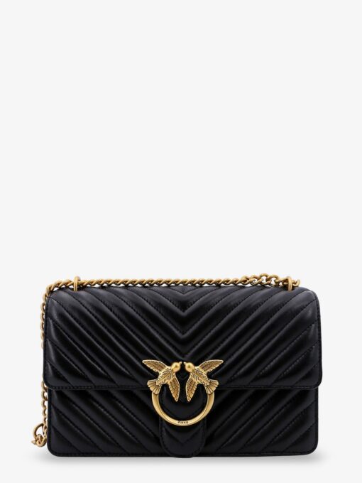 Love One matelassé leather shoulder bag