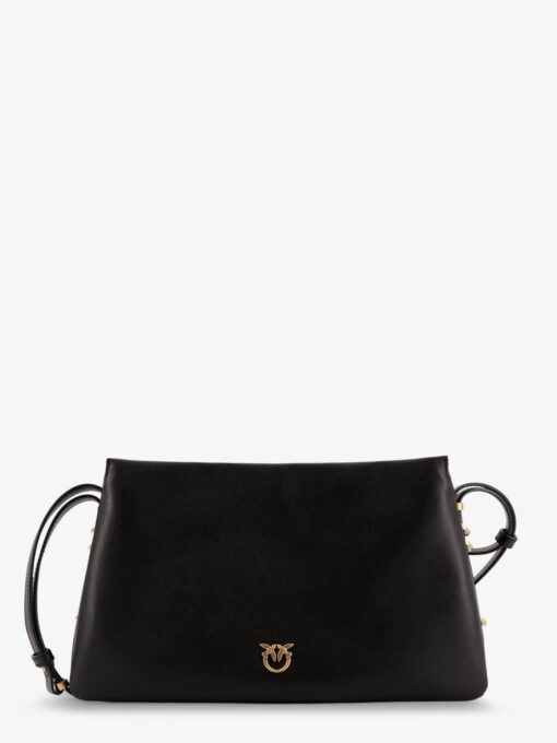 Triplet leather shoulder bag