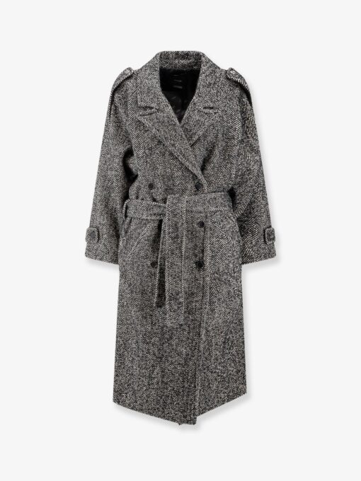 Carrube chevron cloth coat
