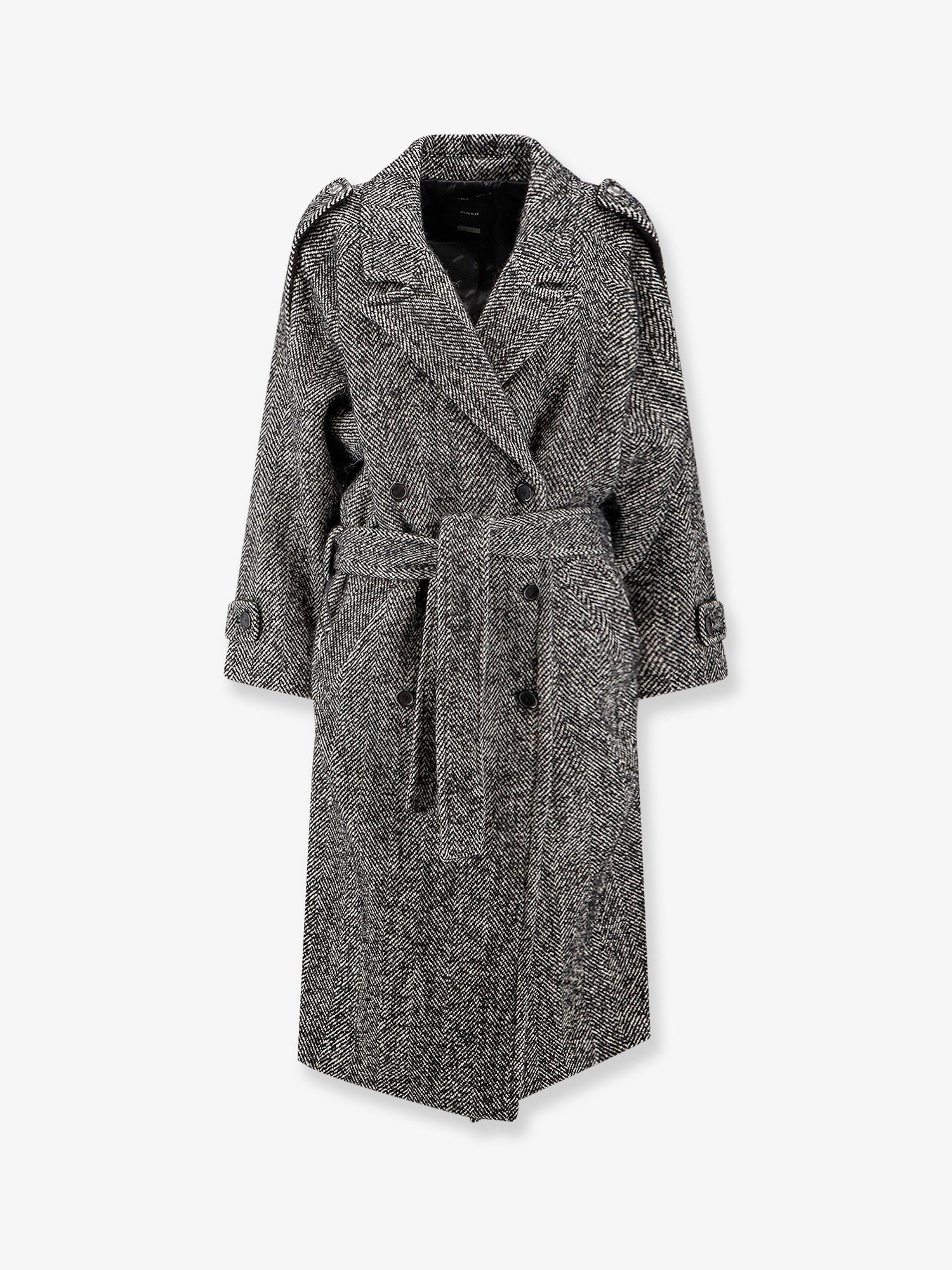 Carrube chevron cloth coat