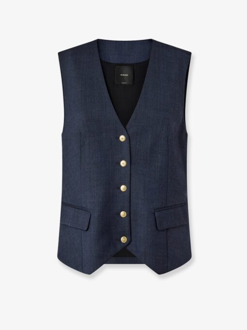 Ketchup wool blend vest