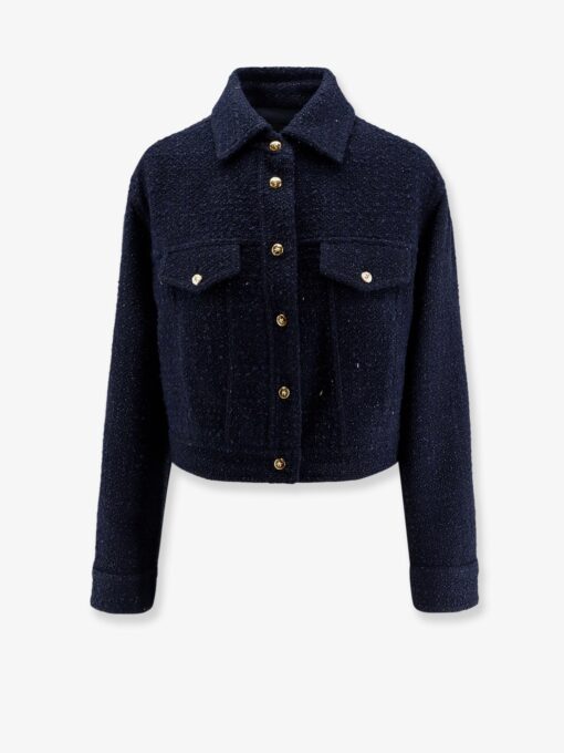 Gelato jacket with lurex effect