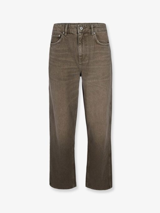 Jeans with rewashed effect
