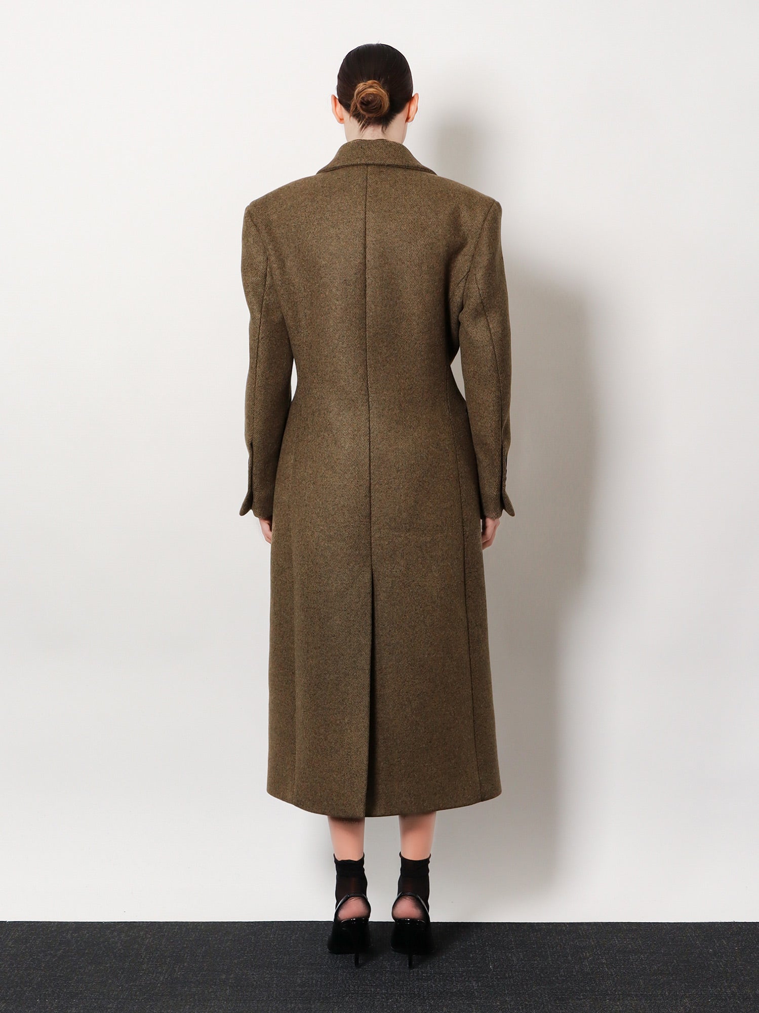 Hourglass alpaca blend coat - Image 3
