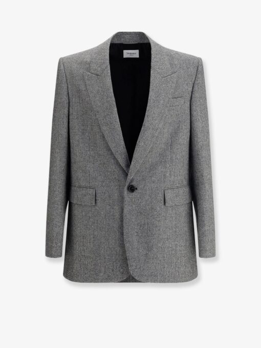 Prince of Wales wool blazer