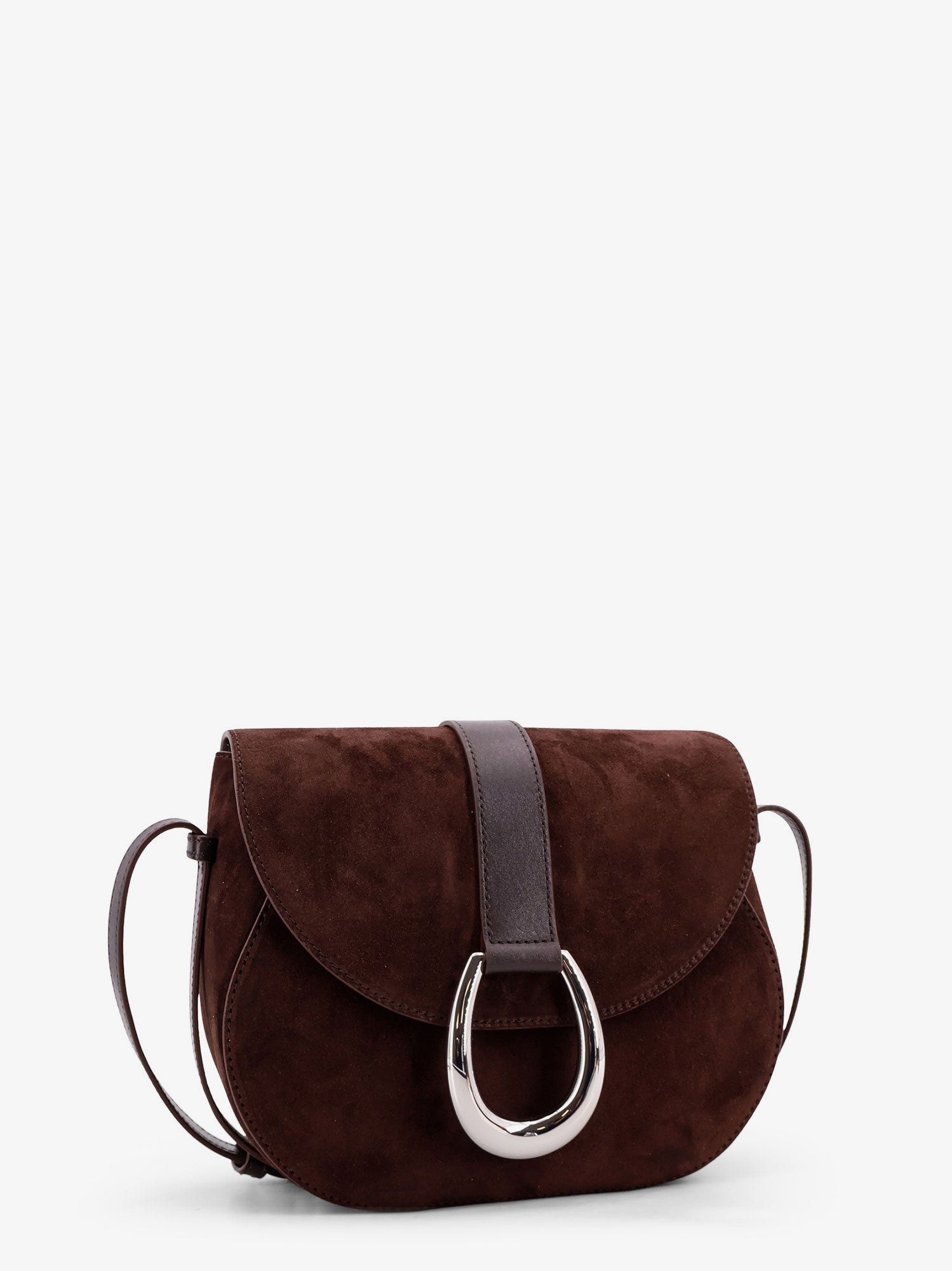 Bella Saddle suede crossbody bag - Image 3