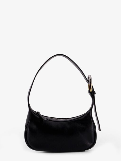 Leather shoulder bag
