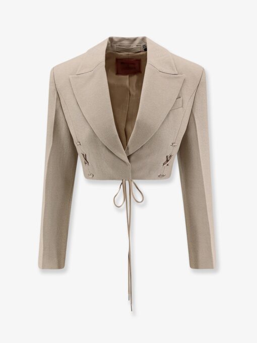 Wool blend blazer