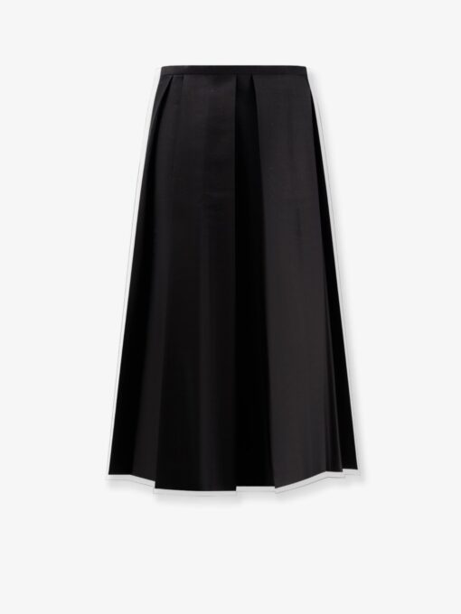 Wool and silk midi dress