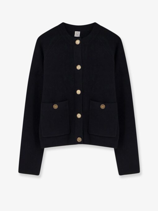 Wool and cashmere blend cardigan