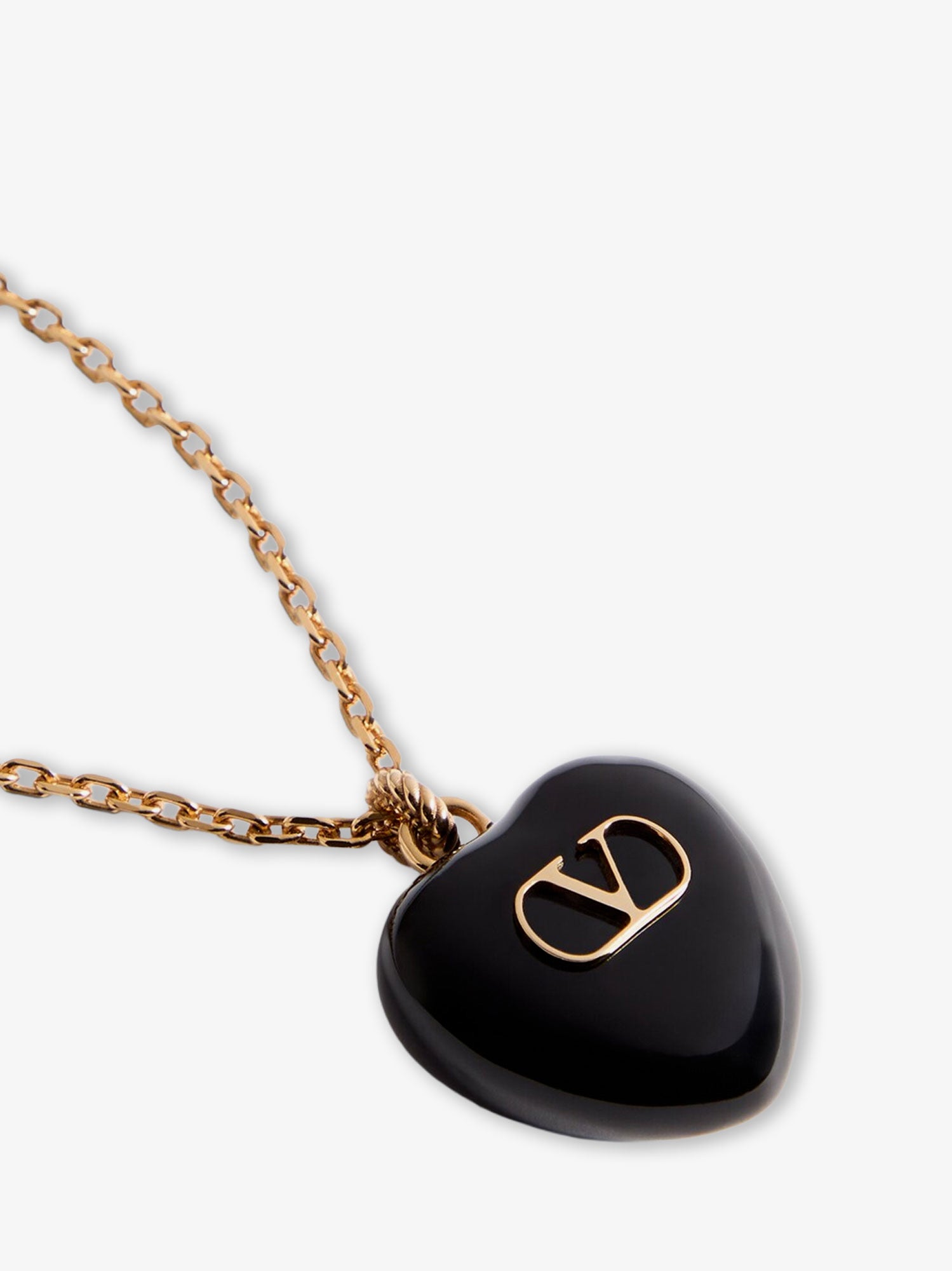 Coeur Royal metal and enamel necklace - Image 3