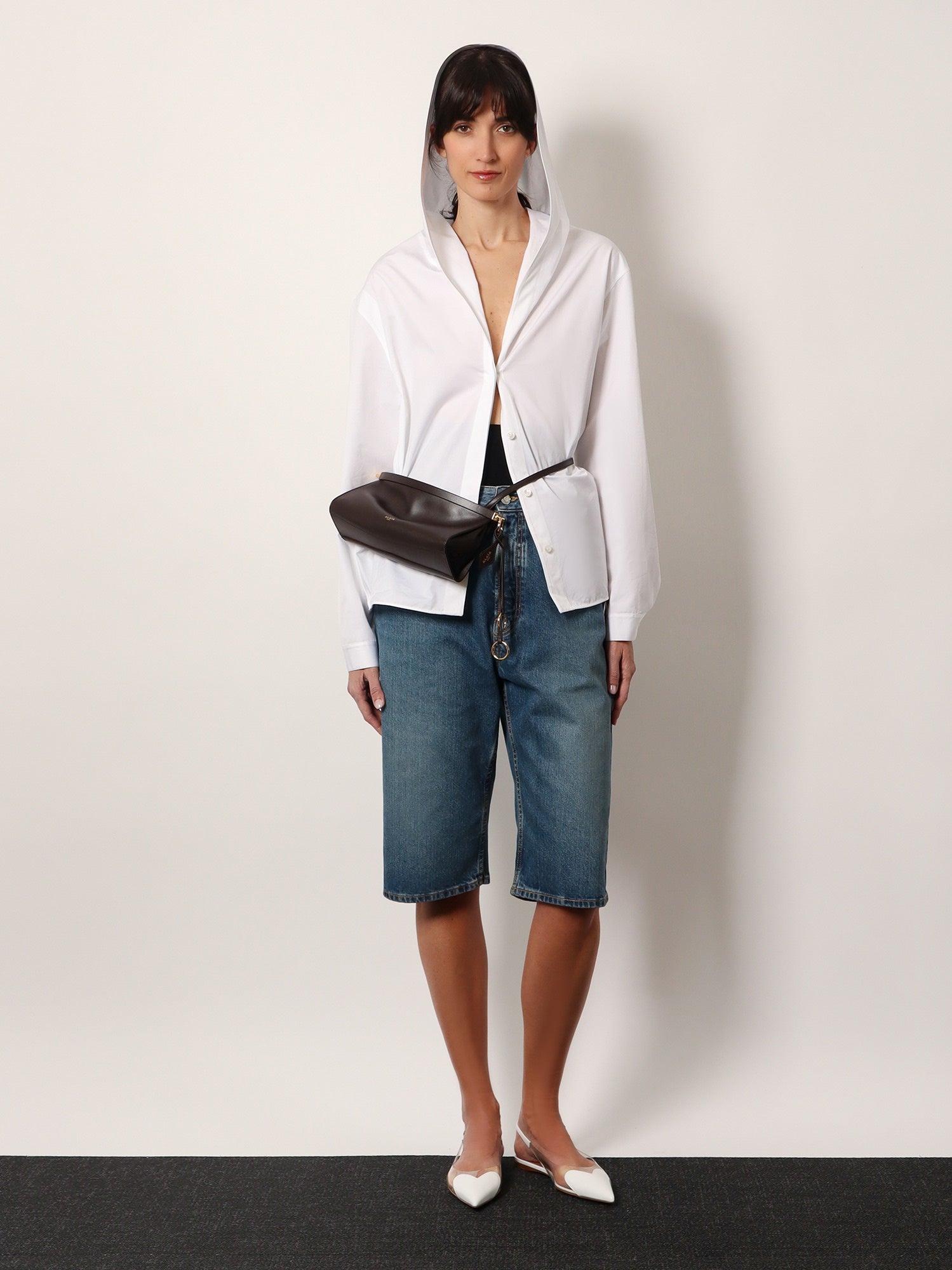Le Click East West Small Leather crossbody bag - Image 2