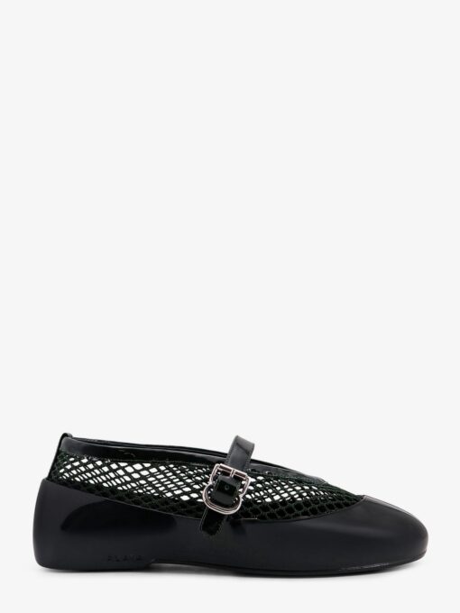 Mesh Rubber Flat Ballerinas