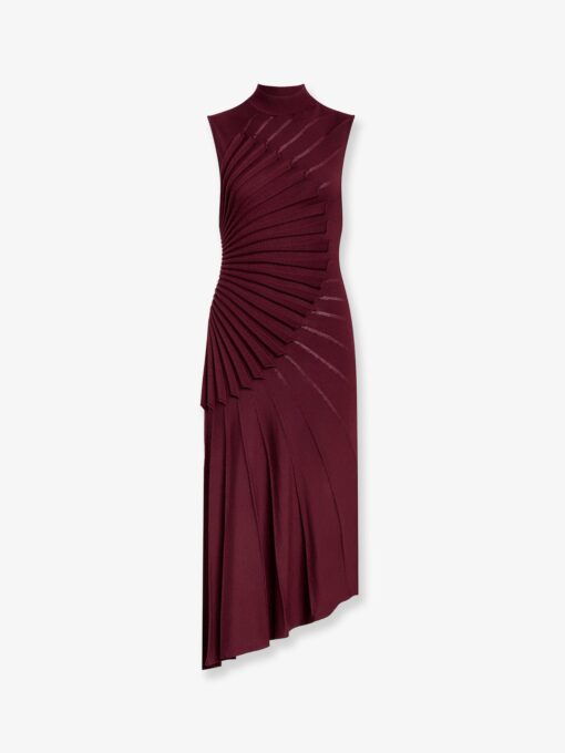 Scupting virgin wool dress