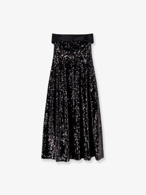 Dress with sequins