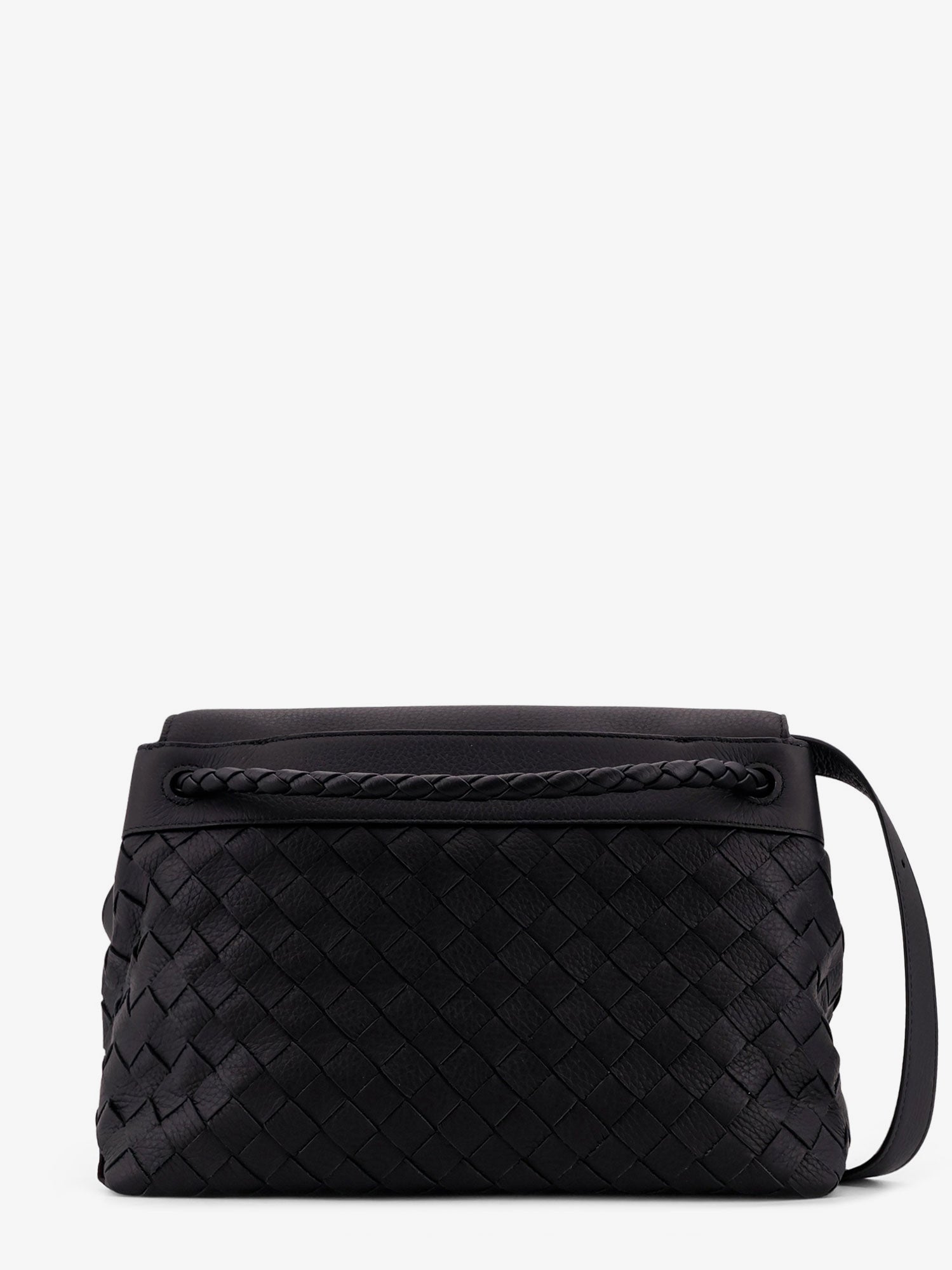 Andiamo leather shoulder bag with Intrecciato pattern - Image 2