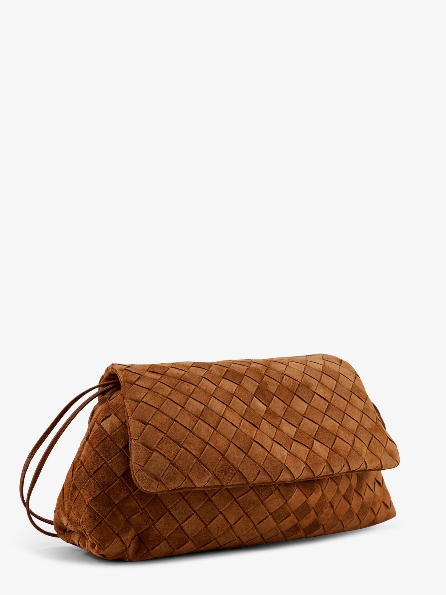 Giorno suede shoulder bag with Intrecciato motif - Image 3