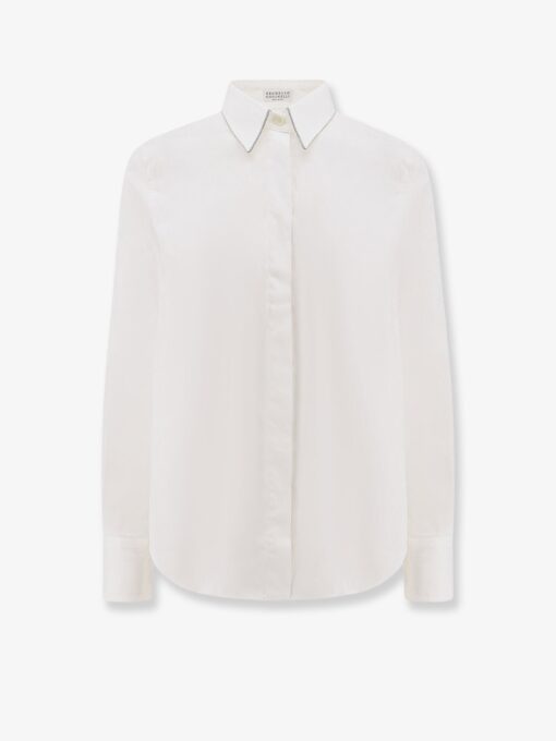 Cotton blend shirt
