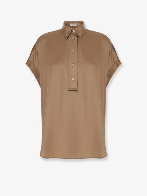 Silk blend shirt