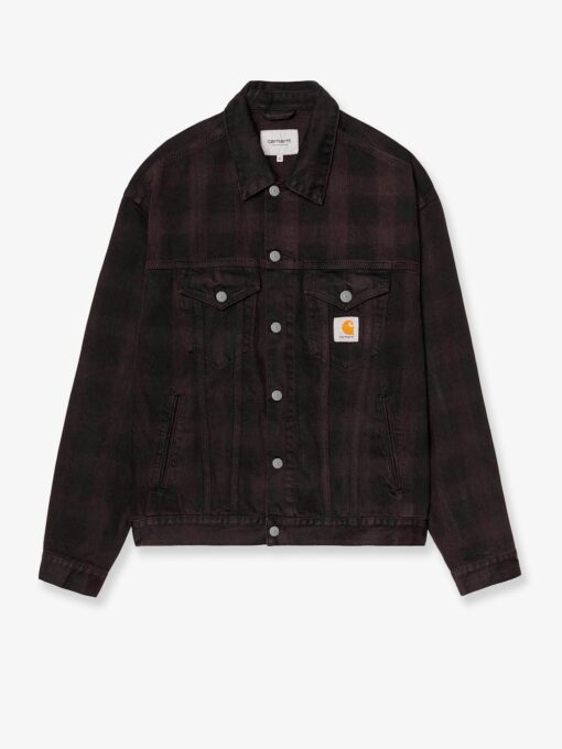 Everson denim jacket with front logo