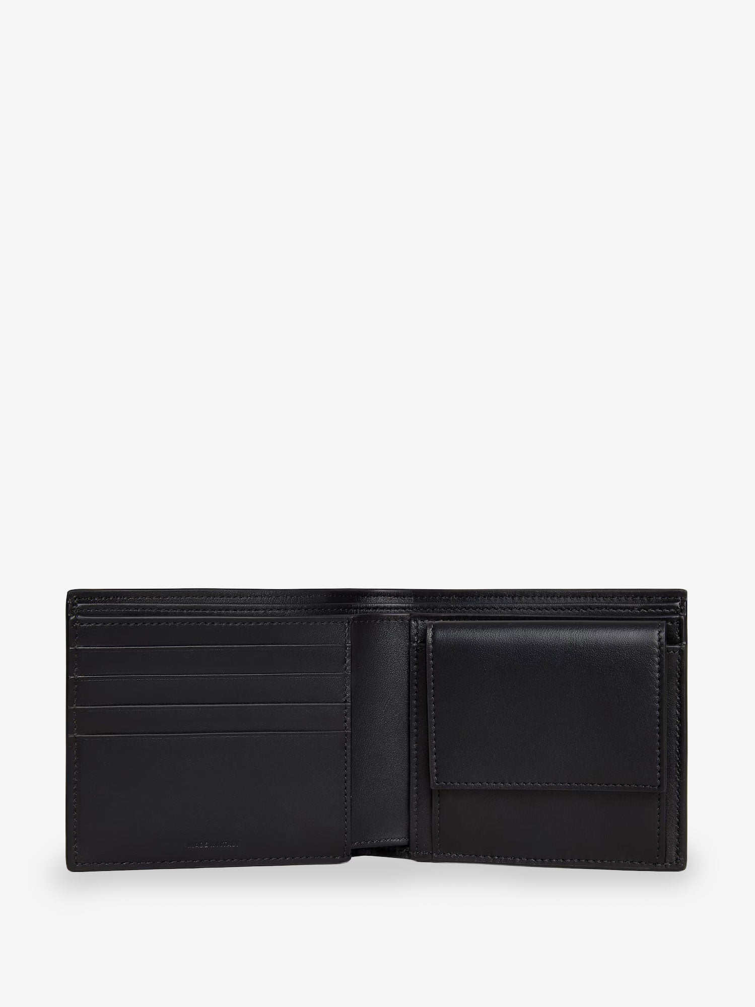 Bi-Fold leather Wallet with Coin - Image 3