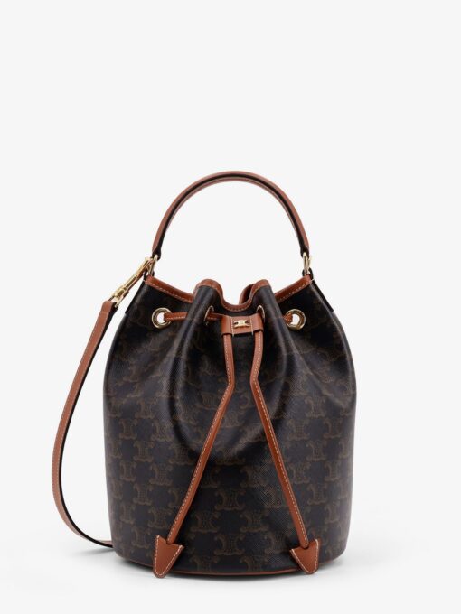 Clara coated canvas bucket bag