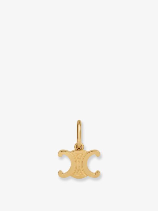 Celine Triomphe brass charm