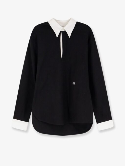 Cotton sweatshirt with Triomphe embroidery