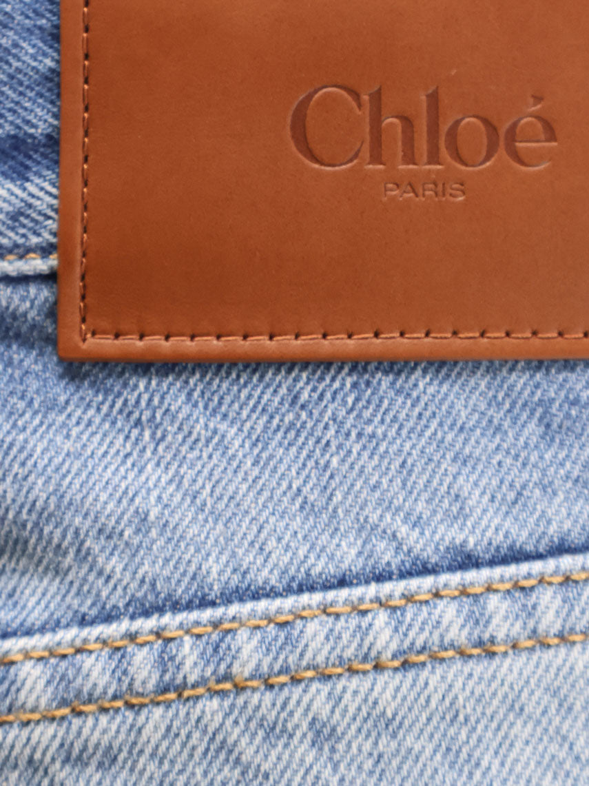 Stone-washed denim jeans - Image 3
