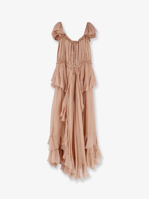 Silk long dress