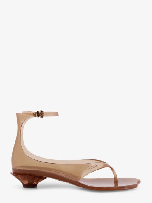 TPU Jelly sandals with shell heel