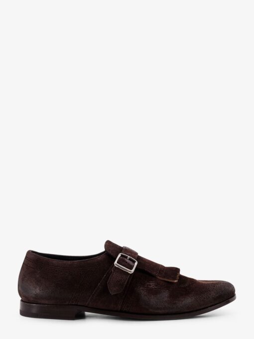 Shanghai Laser suede loafers