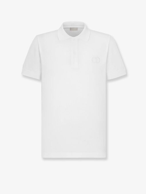 Cotton piqué polo shirt