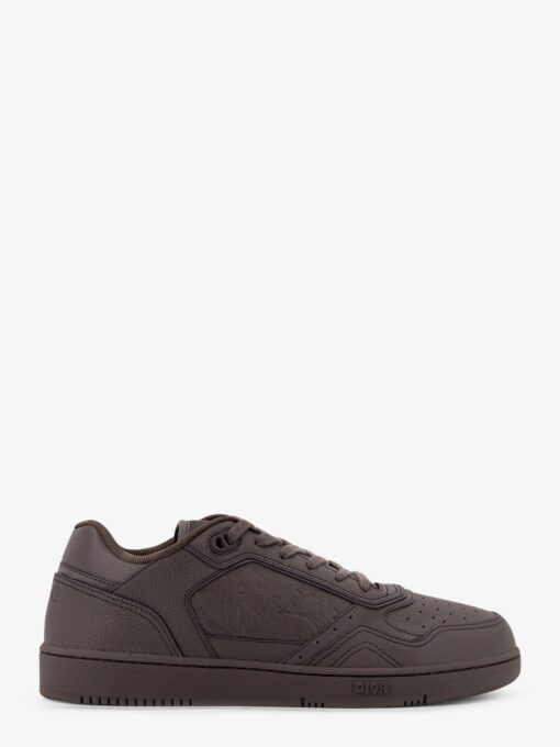 B27 leather sneakers with embossed CD logo