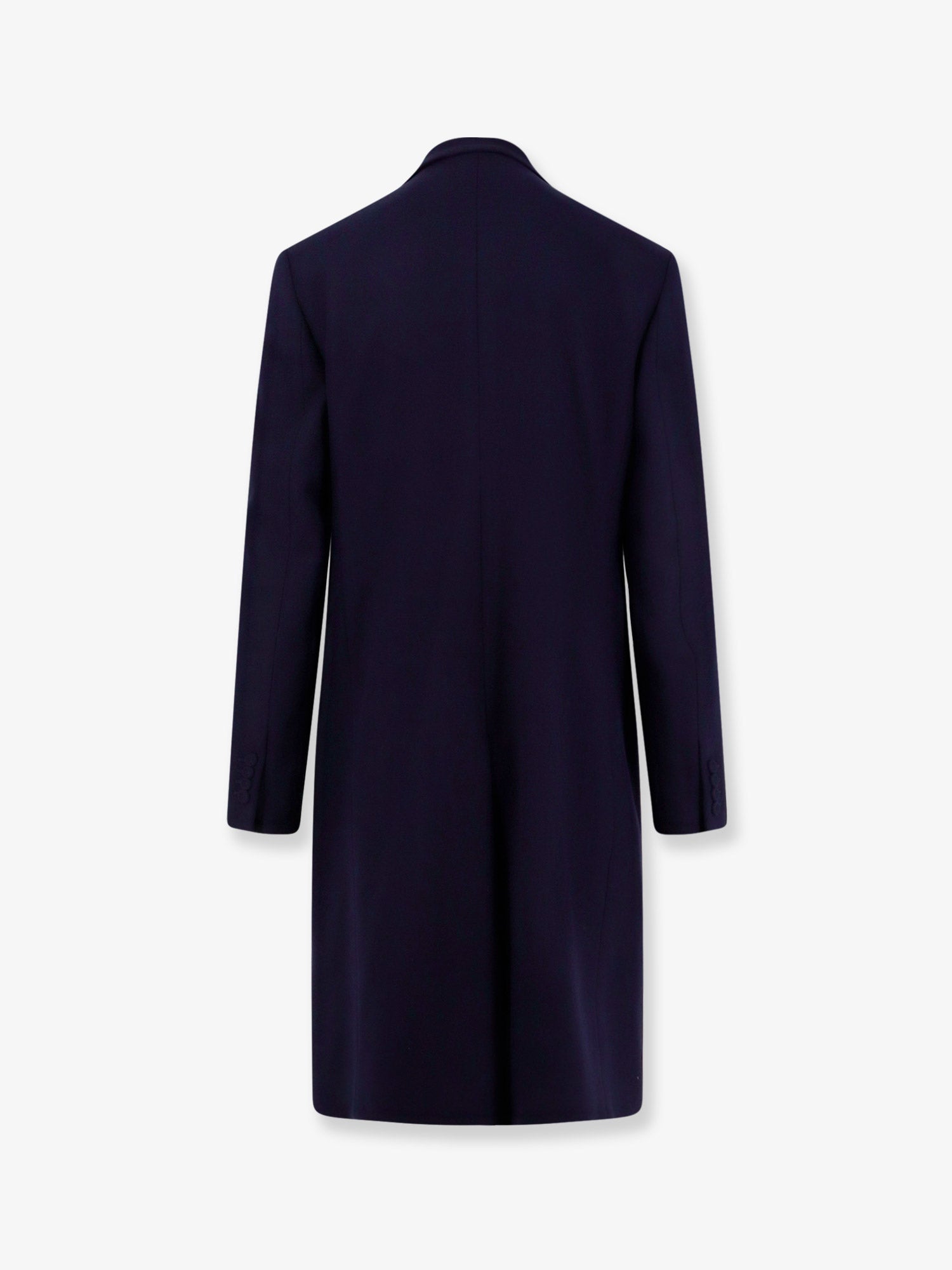 Single-breasted virgin wool coat - Image 2