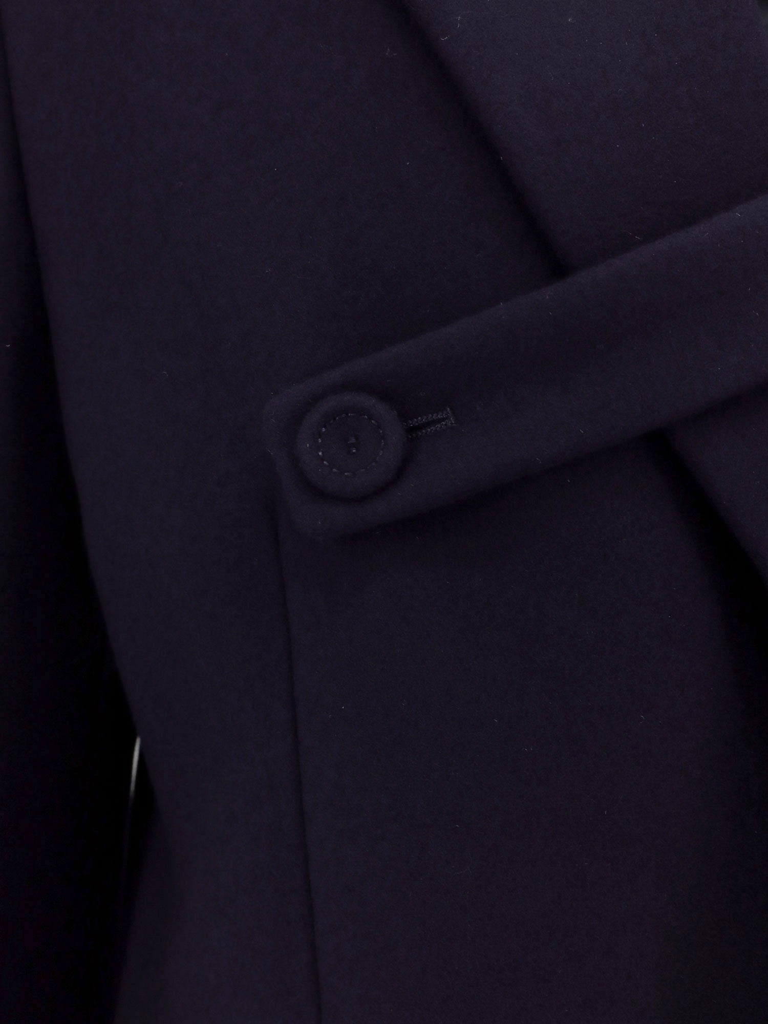Single-breasted virgin wool coat - Image 3