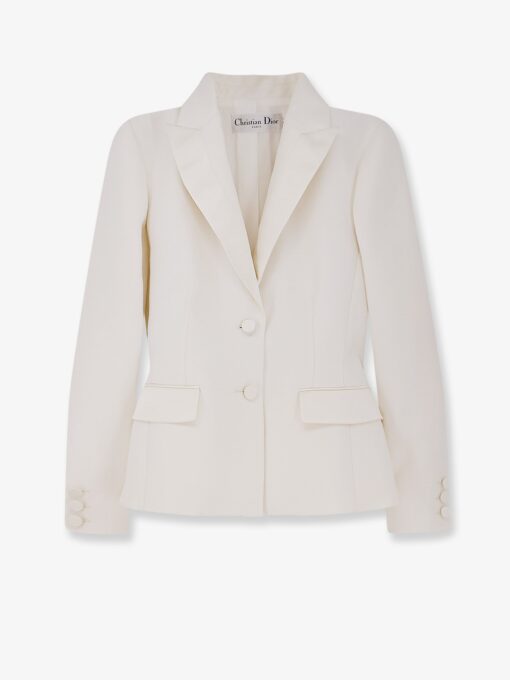 Wool and silk blend jacket