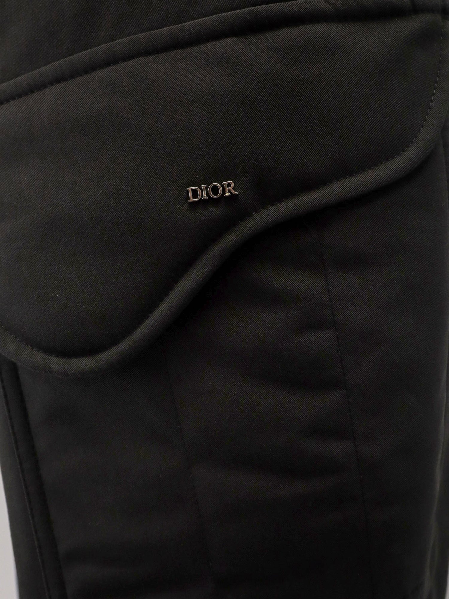 Cargo cotton blend trousers - Image 3
