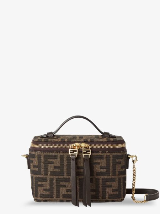 Vanity crossbody bag in FF jacquard fabric