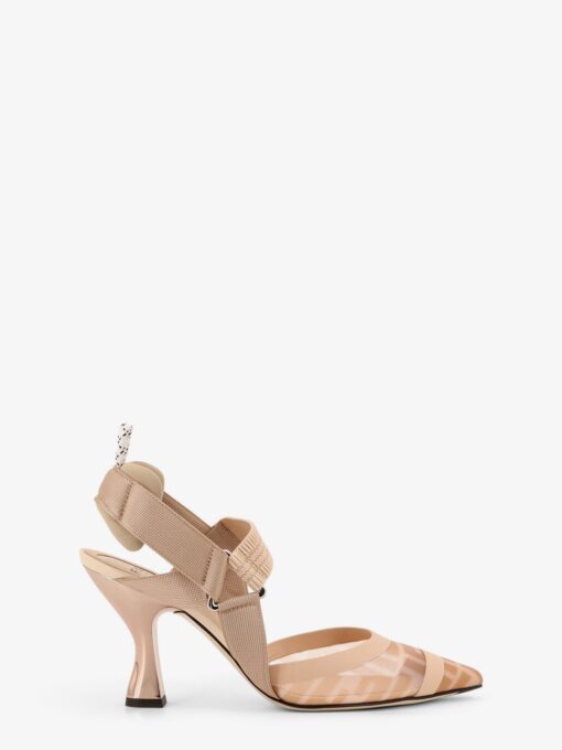 Colibrì technical mesh slingback with FF motif