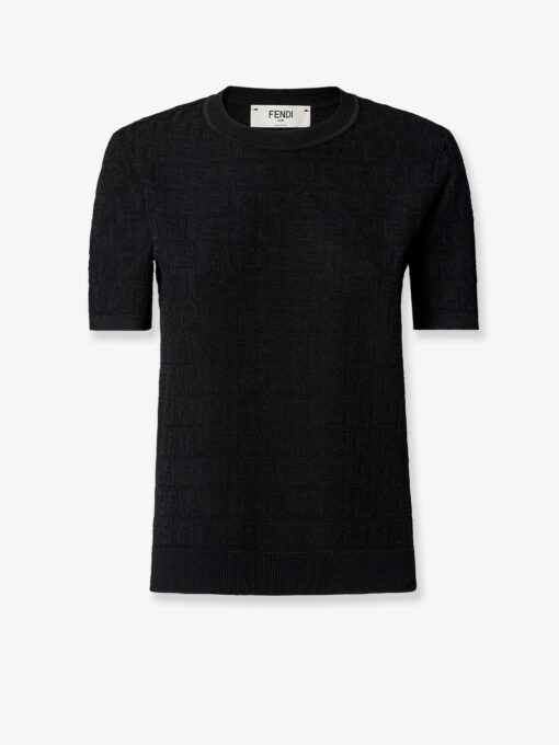 FF cotton and viscose sweater