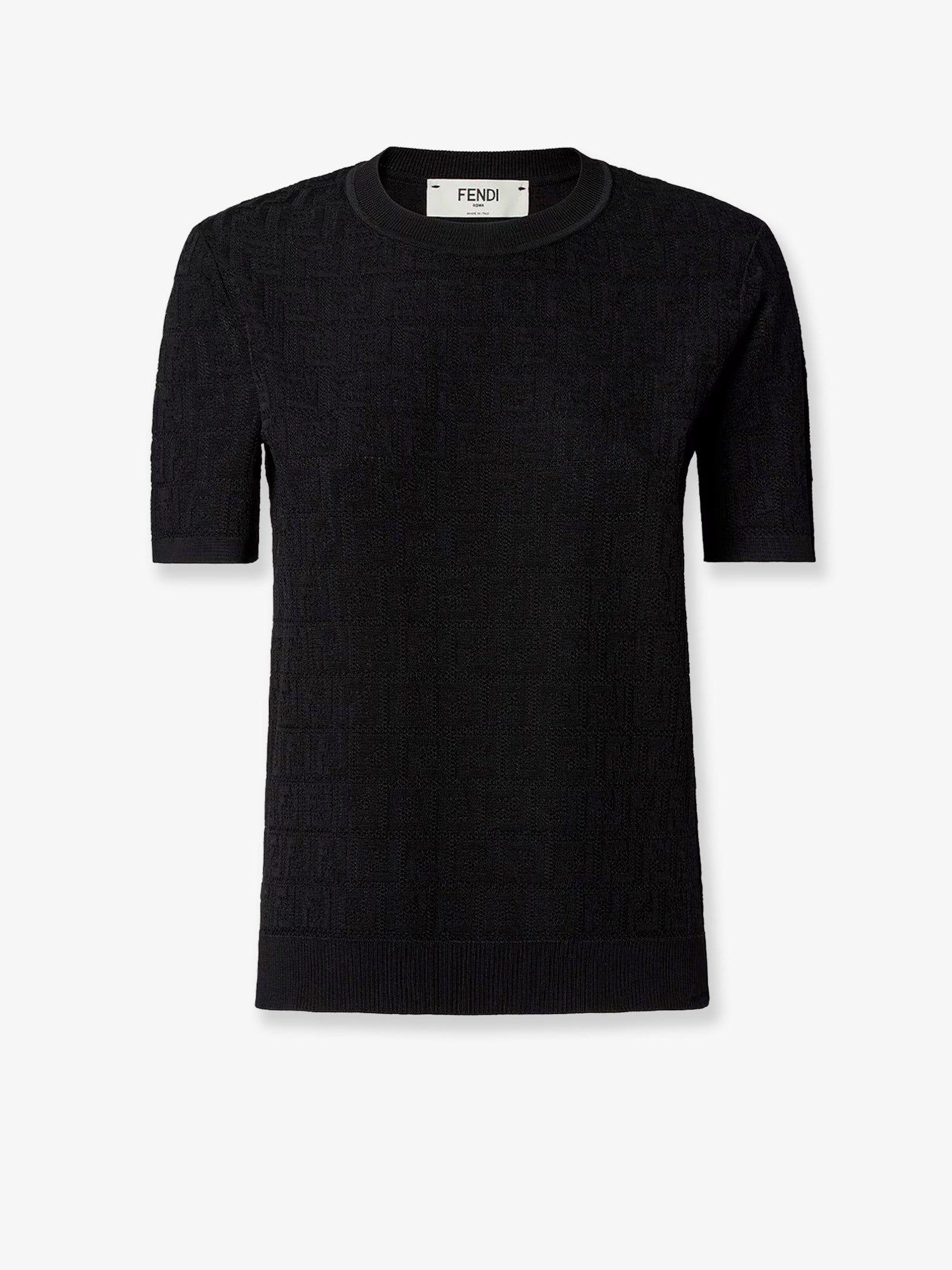 FF cotton and viscose sweater